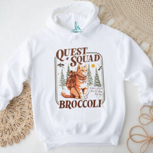Broccoli Cat Storm Quest Squad Broccoli shirt
