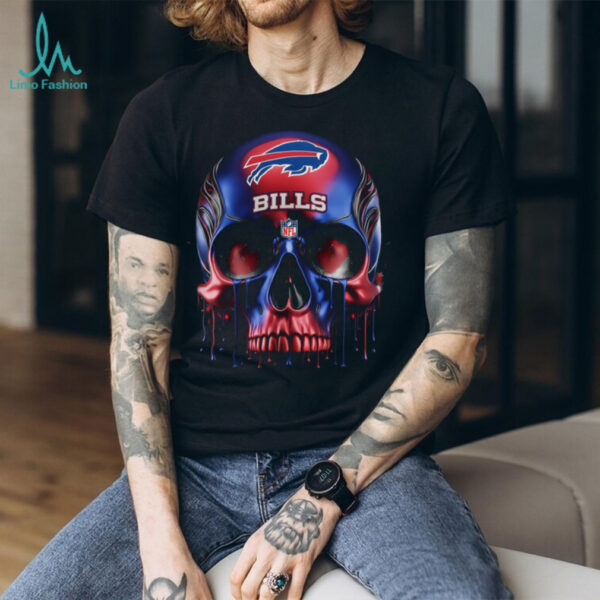 Buffalo Bills Dripping Skull Shirt