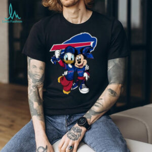 Buffalo Bills Mickey Mouse and Donald Duck Football Players Shirt