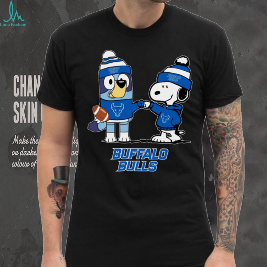 Buffalo Bulls x Snoopy Bluey Christmas Football NCAA TShirt Buffalo Bulls x Snoopy Bluey Christmas Football NCAA TShirt
