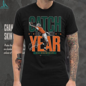 CJ Daniels Miami Hurricanes Catch Of The Year signature shirt