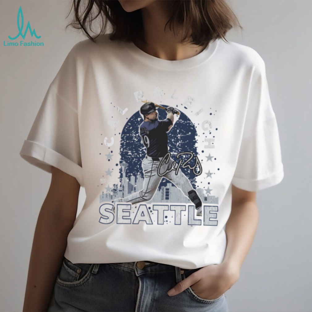 Cal Raleigh Seattle Mariners Gritty Skyline T Shirt Cal Raleigh Seattle Mariners Gritty Skyline T Shirt
