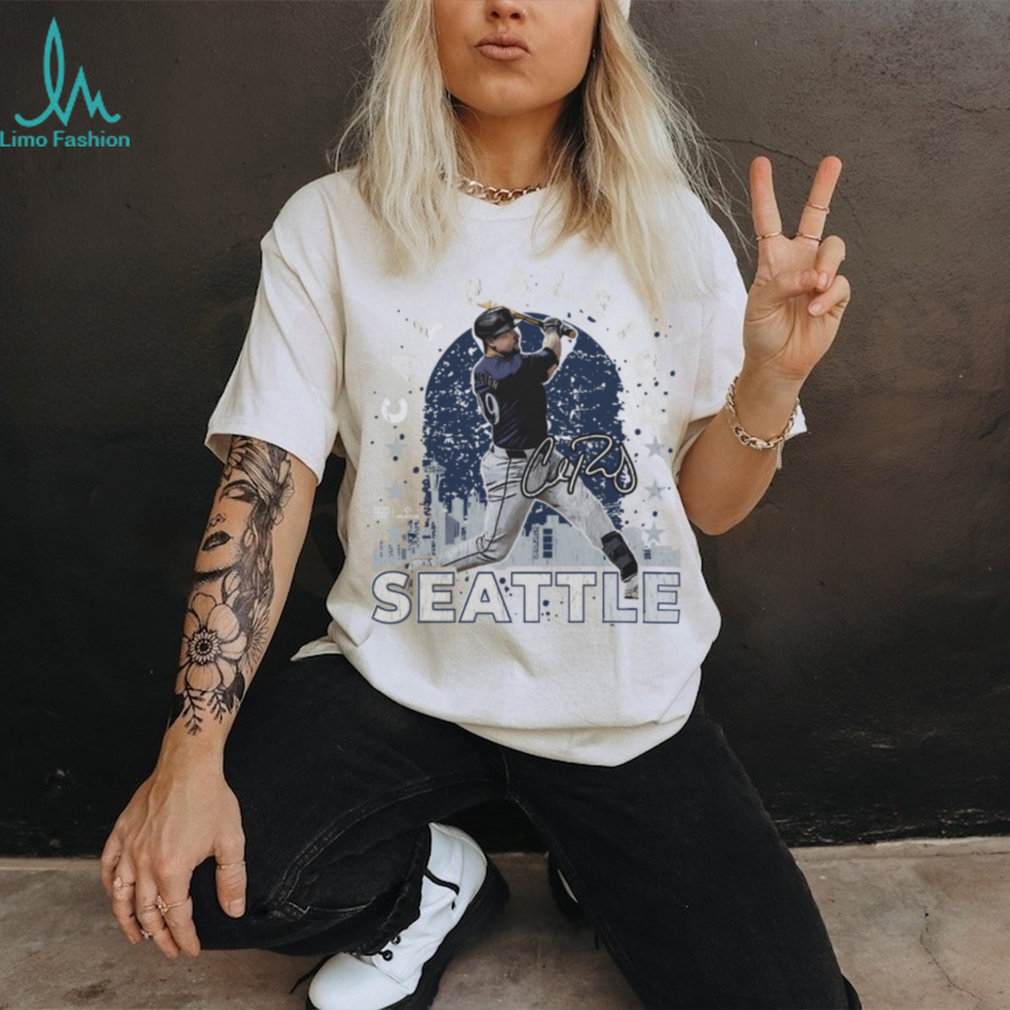 Cal Raleigh Seattle Mariners Gritty Skyline T Shirt Cal Raleigh Seattle Mariners Gritty Skyline T Shirt