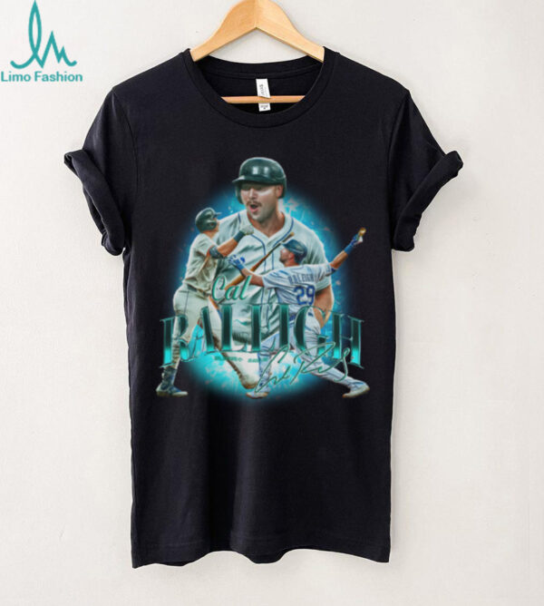 Cal Raleigh SlashLine Seattle Mariners MLB TShirt