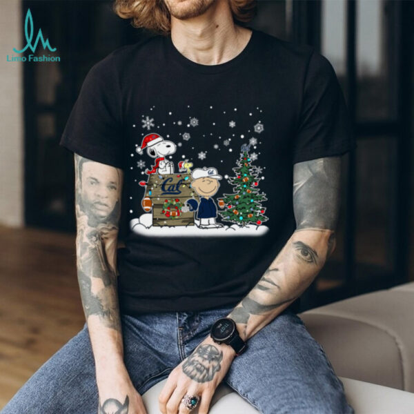 California Golden Bears Snoopy Charlie Brown Christmas Holiday T Shirt