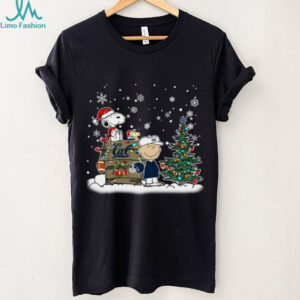 California Golden Bears Snoopy Charlie Brown Christmas Holiday T Shirt