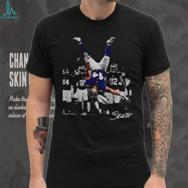 Cam Skattebo Backflip Skatt New York Giants NFL Football 2025 vintage shirt
