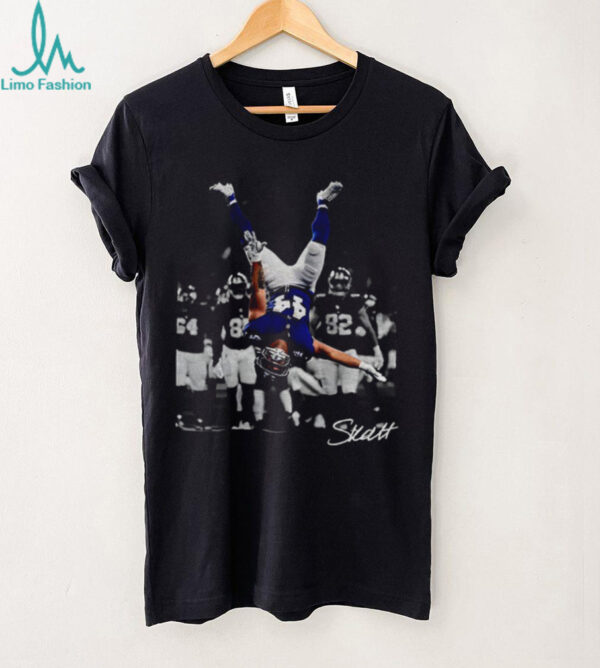 Cam Skattebo Backflip Skatt New York Giants NFL Football 2025 vintage shirt