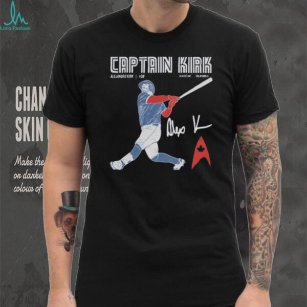 Captain Alejandro Kirk Toronto Blue Jays Signature T shirt