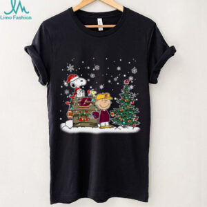 Central Michigan Chippewas Snoopy Charlie Brown Christmas Holiday T Shirt