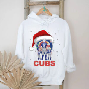 Chicago Cubs Santa Christmas Lights Matching Shirt – Custom MLB Fan Tee – Personalized Holiday Gift for Baseball Lovers
