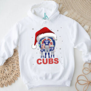 Chicago Cubs Santa Christmas Lights Matching Shirt – Custom MLB Fan Tee – Personalized Holiday Gift for Baseball Lovers