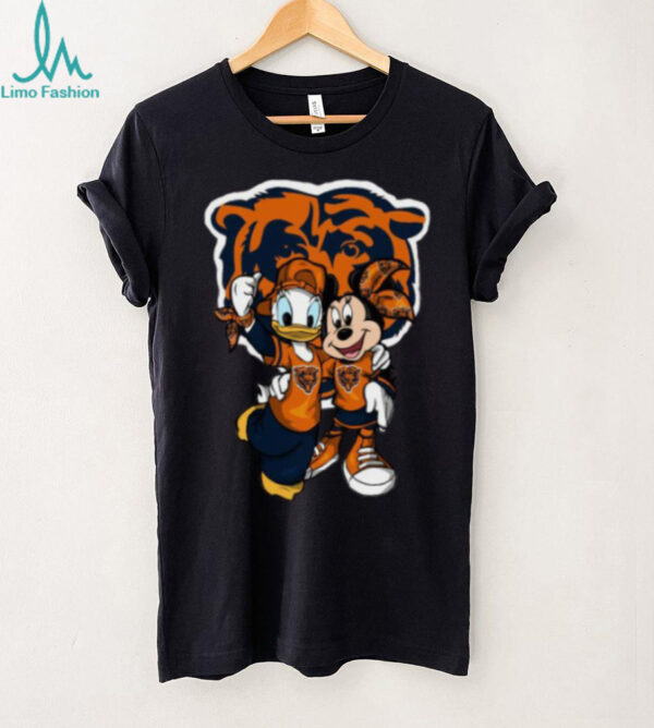 Chicago Football Mickey & Donald Fan Shirt