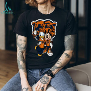 Chicago Football Mickey & Donald Fan Shirt
