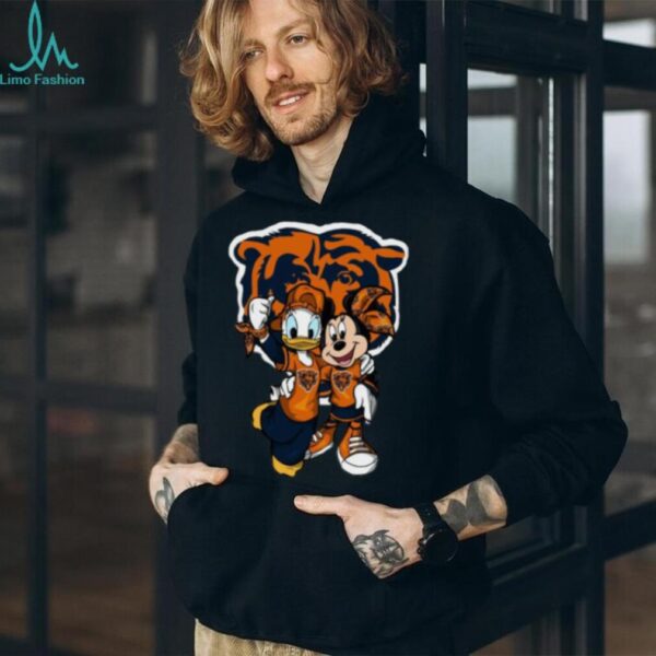 Chicago Football Mickey & Donald Fan Shirt