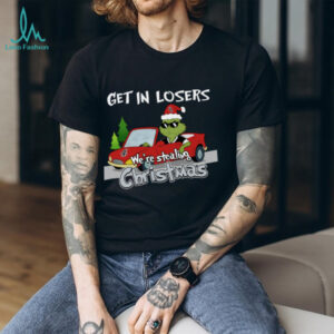 Chicago White Sox Grinch Christmas T Shirt Get In Losers We’re Stealing Christmas Holiday Tee