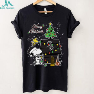 Chicago White Sox Merry Christmas With Snoopy Baby T Shirt