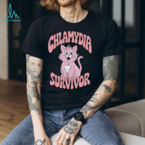 Chlamydia Survivor Cat T Shirt