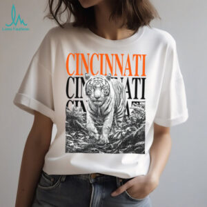 Cincinanti White Tiger Shirt Cincy Shirts