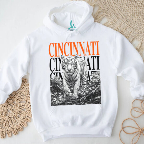 Cincinanti White Tiger Shirt Cincy Shirts