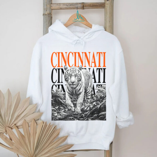 Cincinanti White Tiger Shirt Cincy Shirts