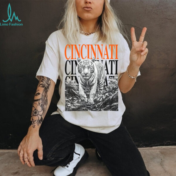 Cincinanti White Tiger Shirt Cincy Shirts