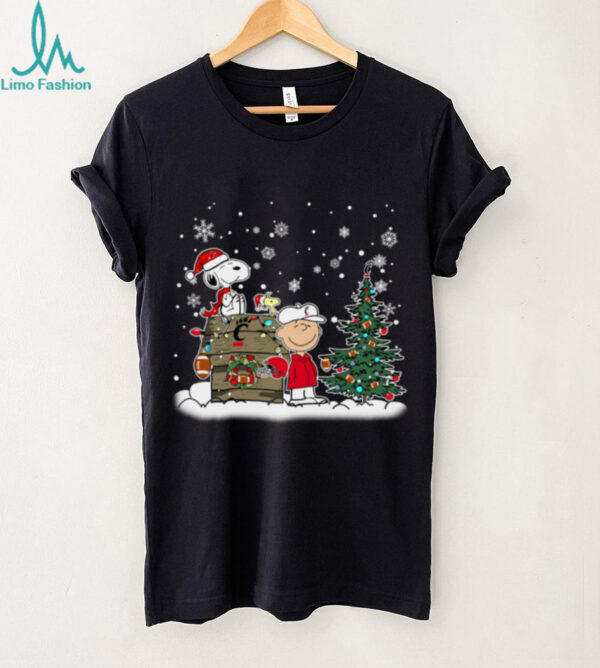 Cincinnati Bearcats Snoopy Charlie Brown Christmas Holiday T Shirt