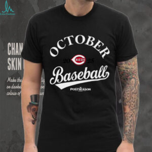 Cincinnati Reds Team Player October 2025 Postseason Signature T Shirt