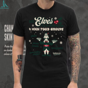 Cincy Shirts Apparel LaRosa's Pizza 4 Main Food Groups Christmas T Shirt