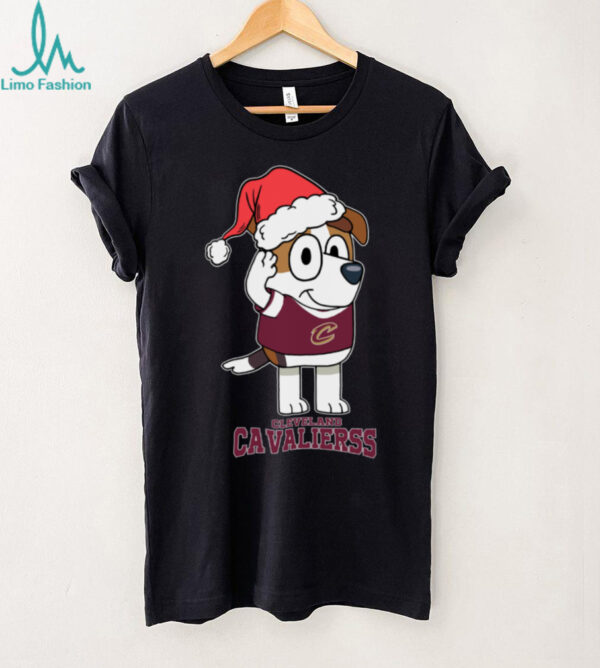 Cleveland Cavaliers Bluey Jack Christmas Cute TShirt