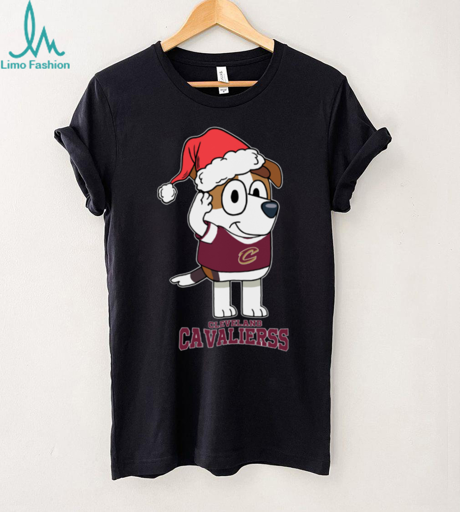 Cleveland Cavaliers Bluey Jack Christmas Cute TShirt Cleveland Cavaliers Bluey Jack Christmas Cute TShirt