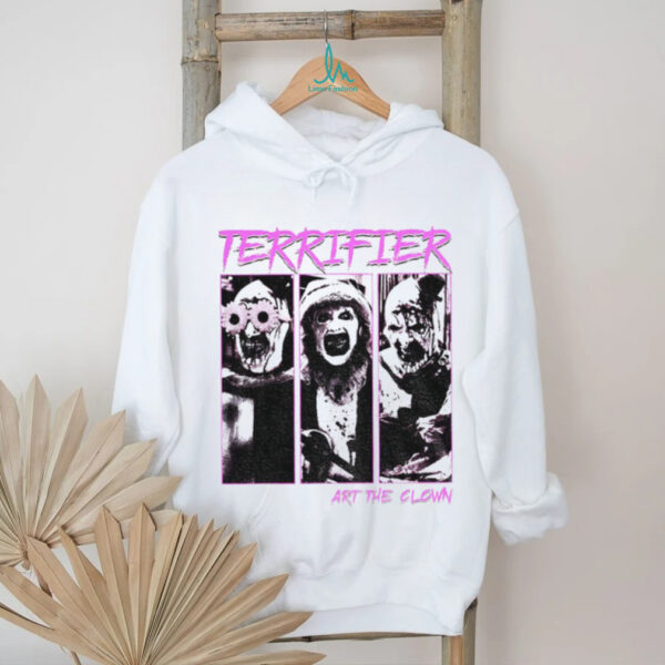 Clown terrifier art the clown scary horror clown spooky Halloween shirt