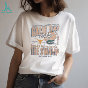 College Football Game Day Merch Florida Gators Football vs Texas Longhorns T Shirt