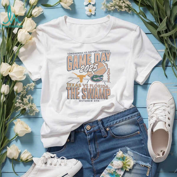 College Football Game Day Merch Florida Gators Football vs Texas Longhorns T Shirt