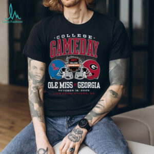 College Football Gameday Ole Miss at Georgia October 18 2025 Shirt