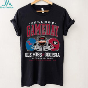 College Football Gameday Ole Miss at Georgia October 18 2025 Shirt