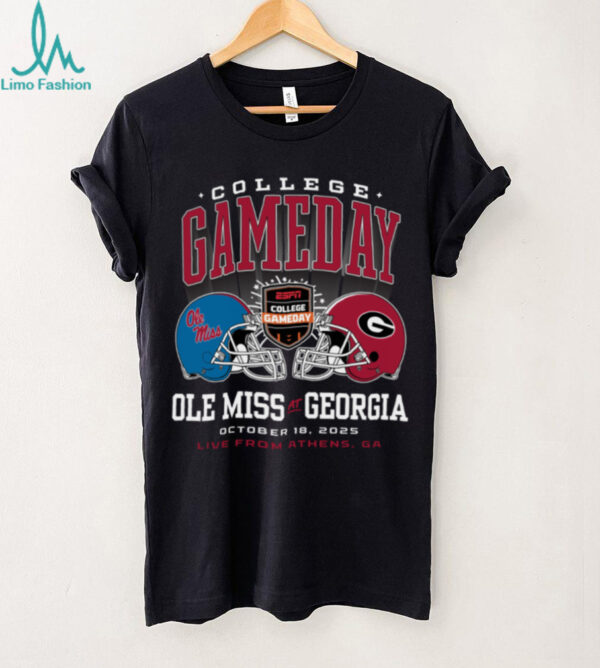 College Football Gameday Ole Miss at Georgia October 18 2025 Shirt