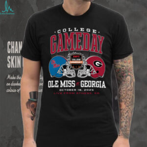 College Football Gameday Ole Miss at Georgia October 18 2025 Shirt