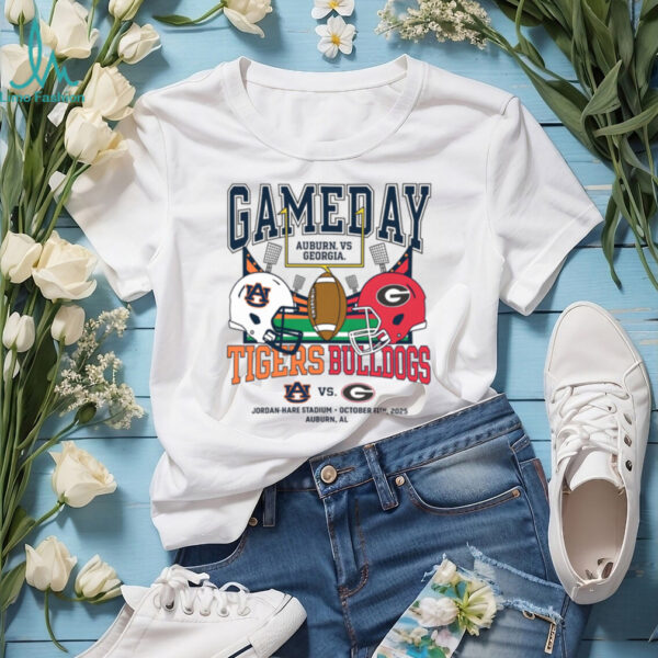 College Gameday Merch Auburn Tigers Football vs Georgia Bulldogs T Shirt