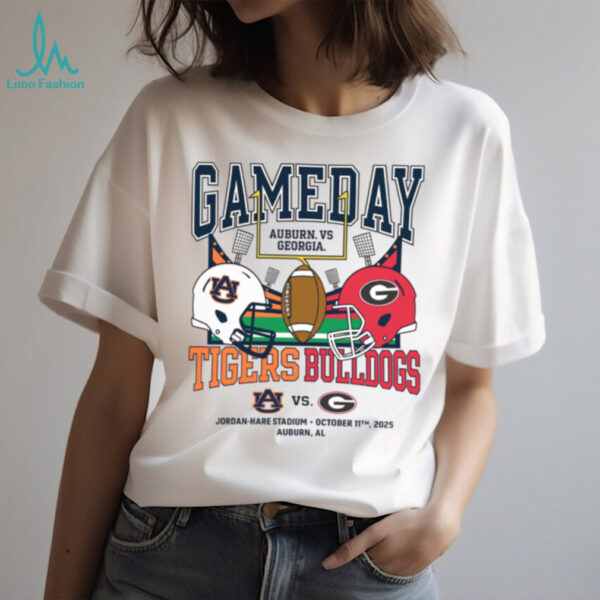 College Gameday Merch Auburn Tigers Football vs Georgia Bulldogs T Shirt