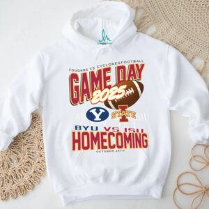 College Gameday Merch Iowa State Cyclones Homecoming Football vs BYU Cougars T Shirt