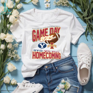 College Gameday Merch Iowa State Cyclones Homecoming Football vs BYU Cougars T Shirt