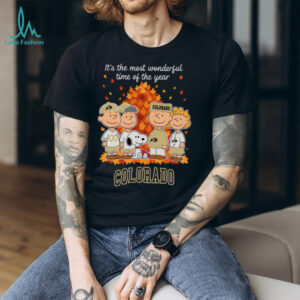 Colorado Buffaloes x Peanuts Fall T Shirt It’s the Most Wonderful Time of the Year
