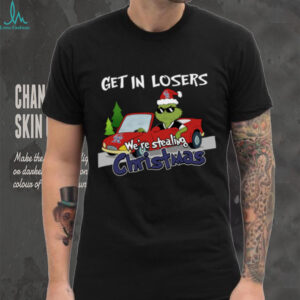 Colorado Rockies Grinch Christmas T Shirt Get In Losers We’re Stealing Christmas Holiday Tee