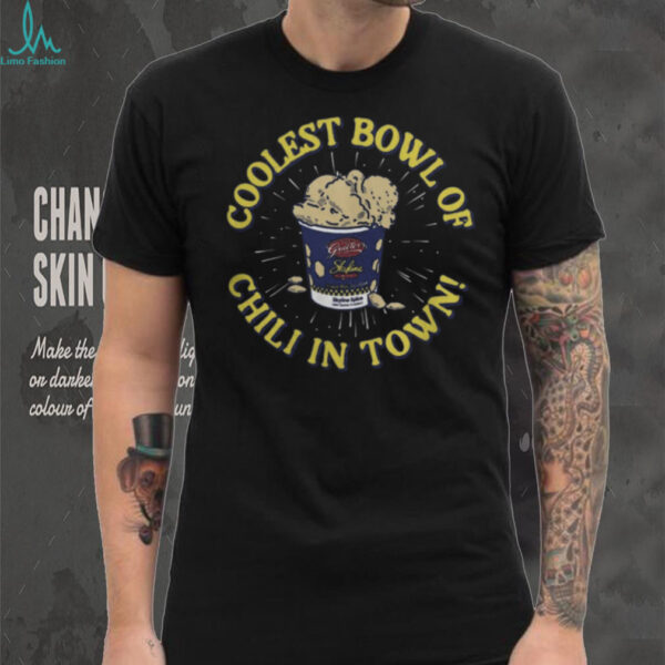 Coolest bowl of Chili in Town Graeter’s Skyline Ice Cream T Shirt