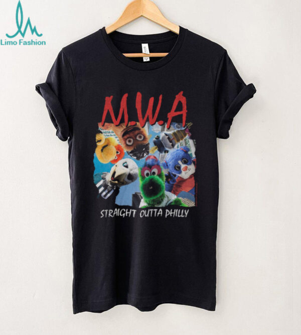 Cracked Bell M.W.A. Straight Outta Philly T Shirt