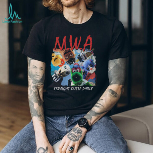 Cracked Bell M.W.A. Straight Outta Philly T Shirt