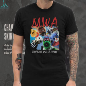 Cracked Bell M.W.A. Straight Outta Philly T Shirt