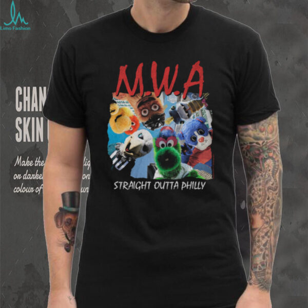 Cracked Bell M.W.A. Straight Outta Philly T Shirt