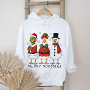 Cute Christmas Goose Movie Characters Merry Goosmas 2025 shirt